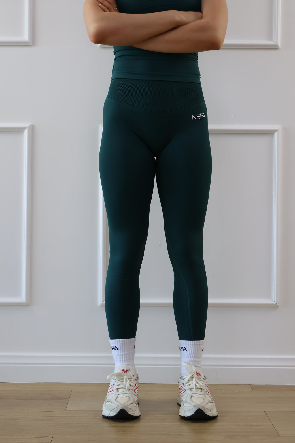 Signature Sculpt Seamless Leggings Pine Green