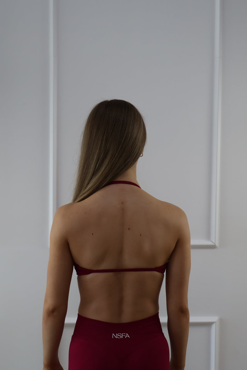 Signature Sculpt Scrunch Halter Bra Dragonfruit