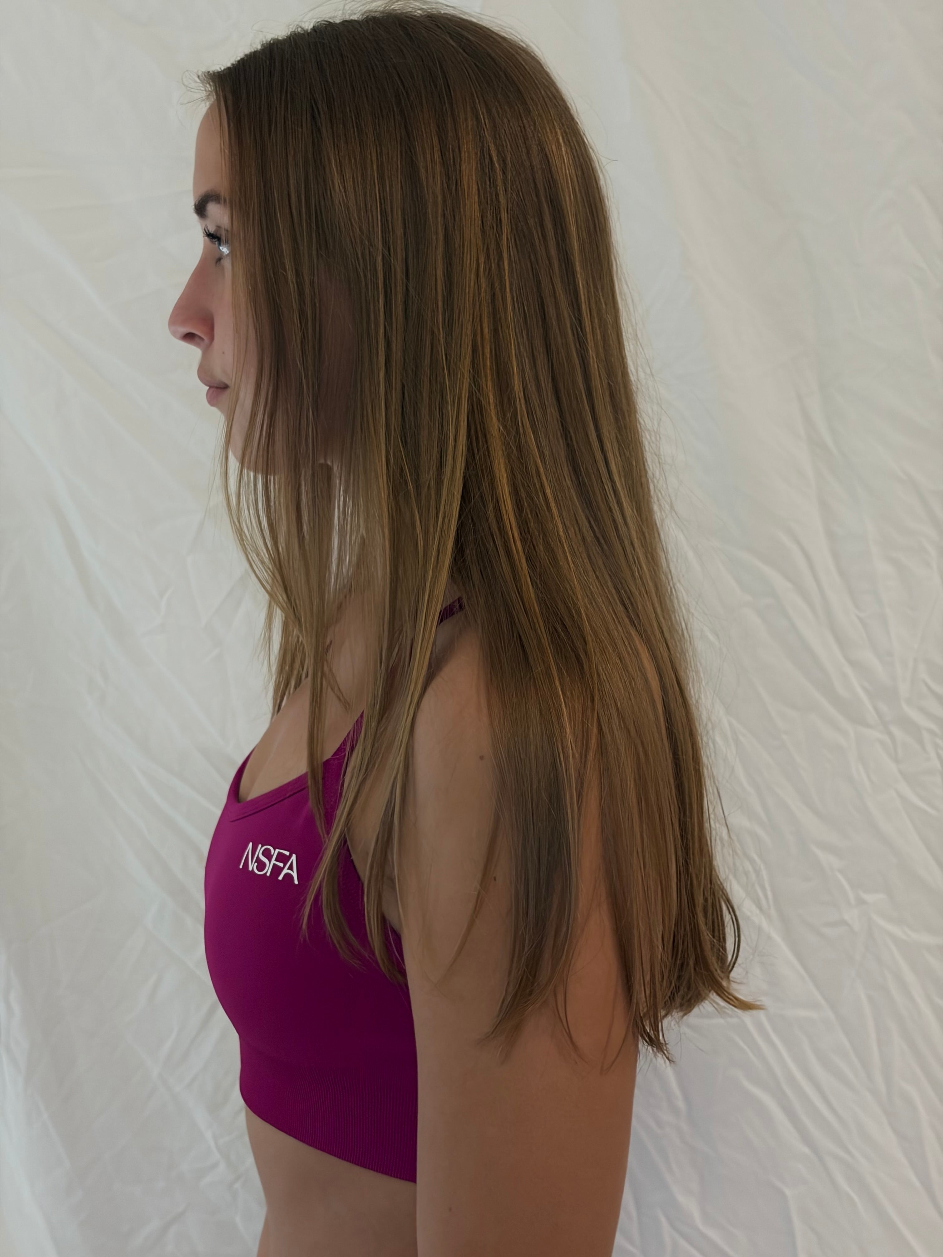 Signature Sculpt Cross Back Bra Berry