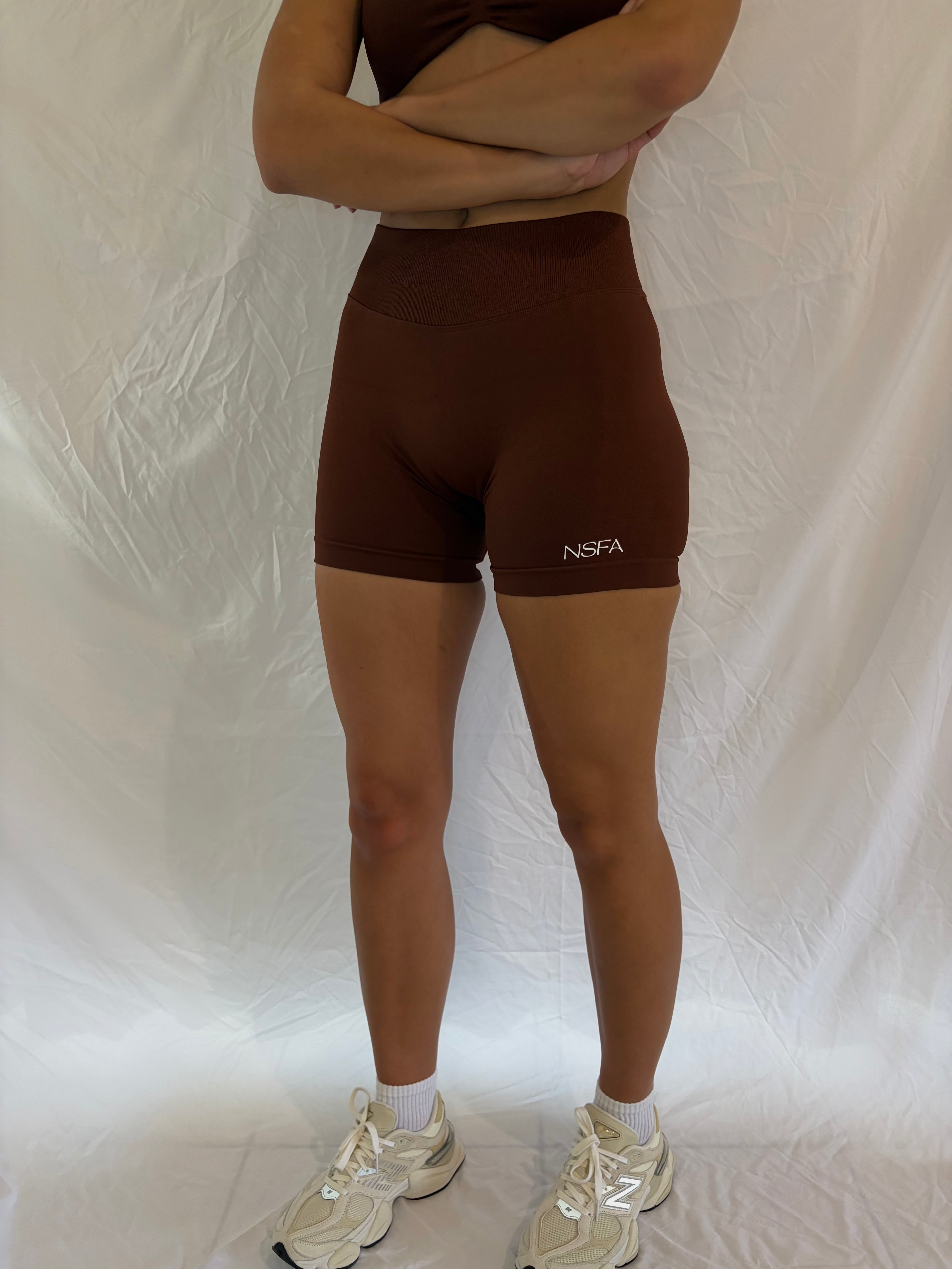 Signature Scuplt Seamless Shorts Mocha