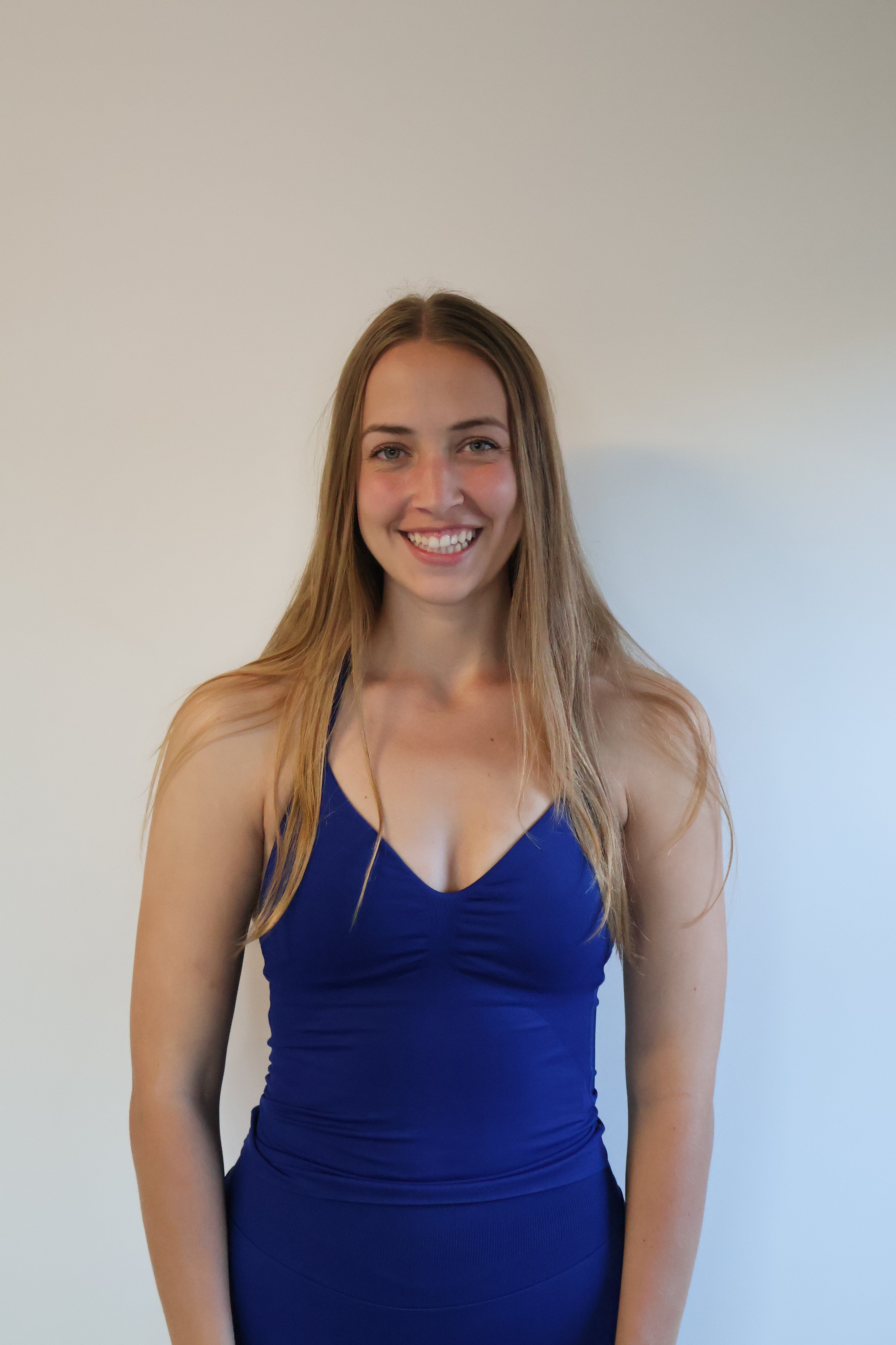 Signature Sculpt Scrunch Tank Ink Blue