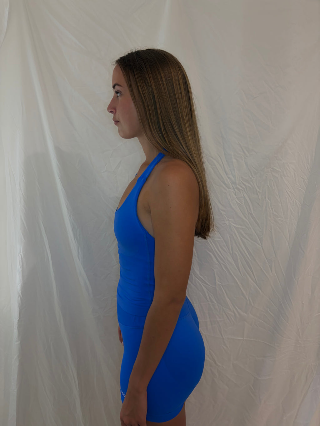 Signature Sculpt Scoop Tank Electric Blue