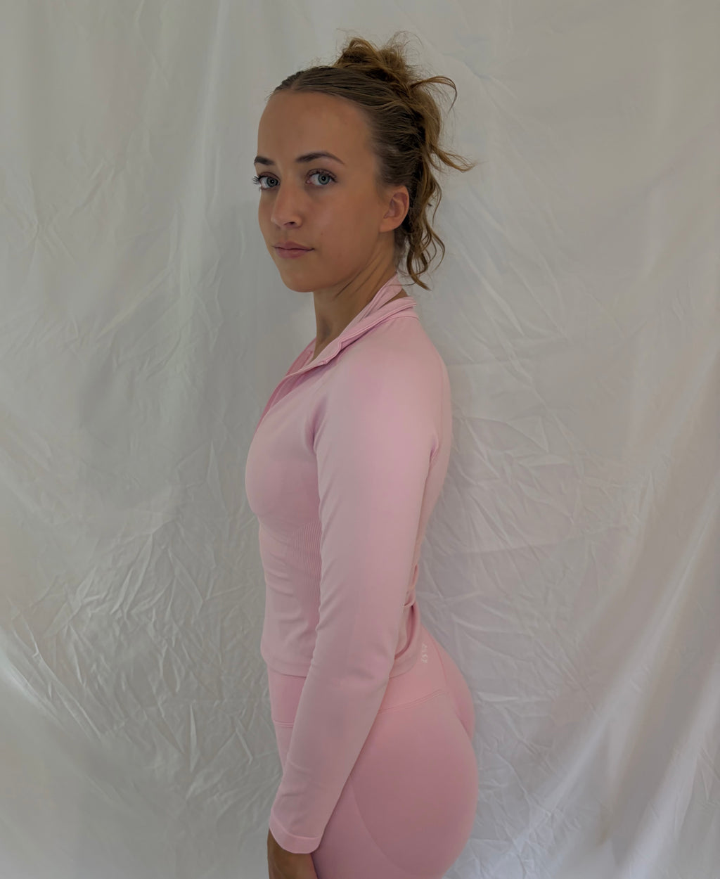 Seamless Sculpt Zippy Jacket Blush
