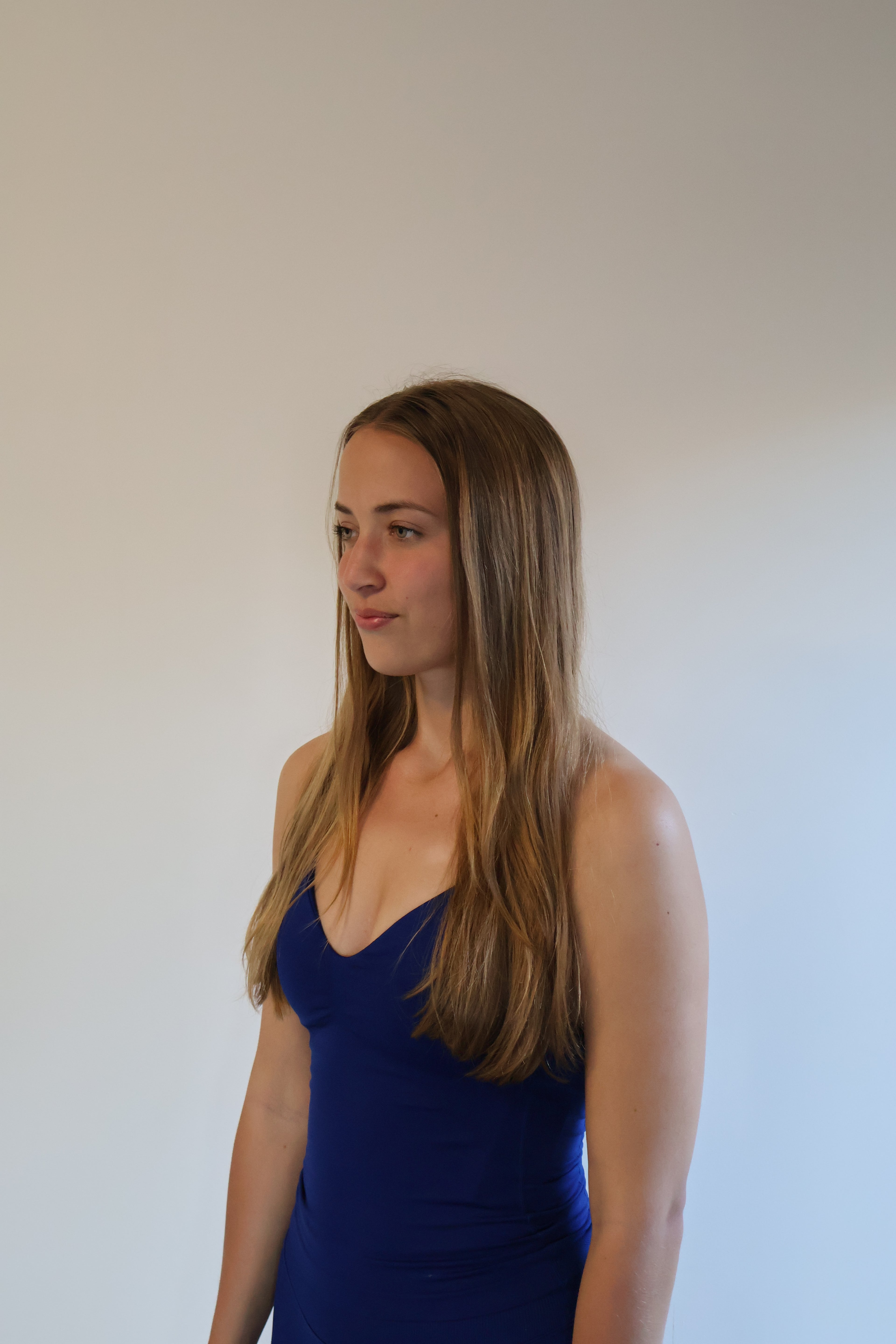 Signature Sculpt Scrunch Tank Ink Blue