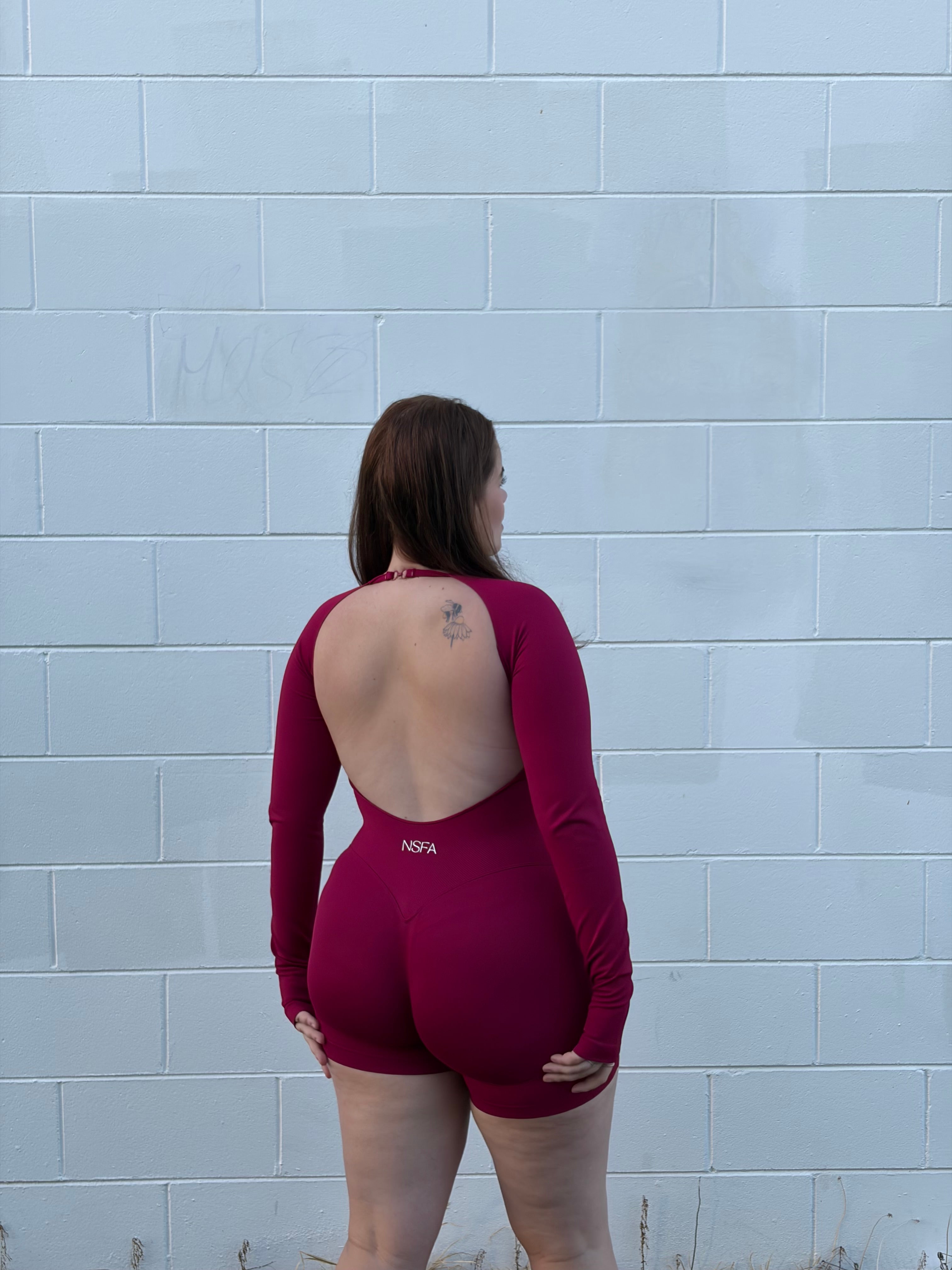 Signature Sculpt Jumpsuit - Dragonfruit