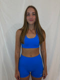 Signature Sculpt Scoop Halter Bra Electric Blue