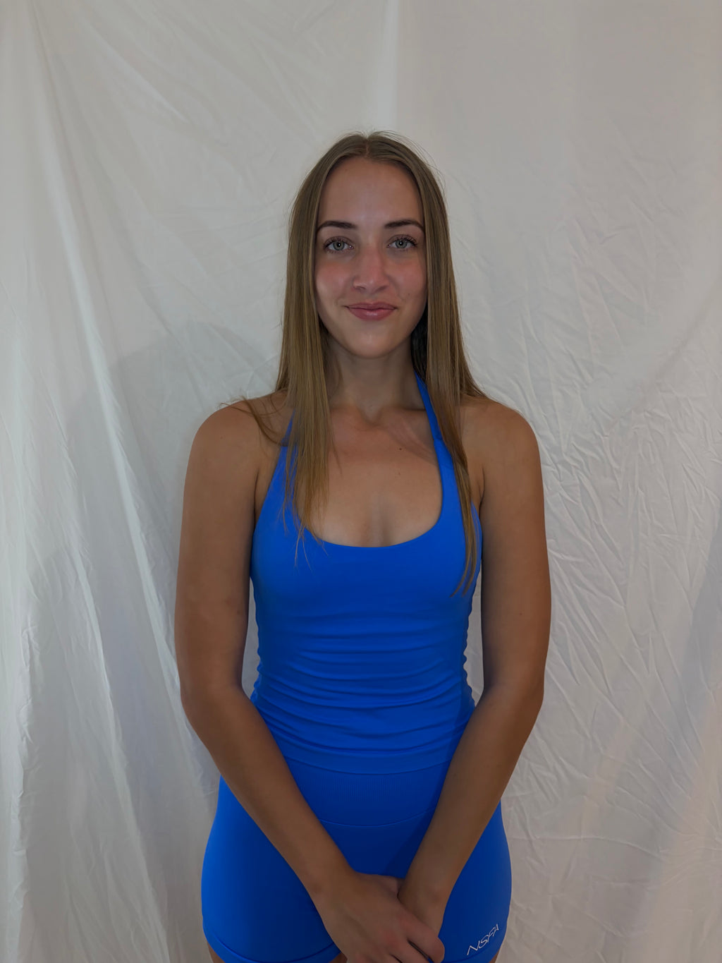 Signature Sculpt Scoop Tank Electric Blue