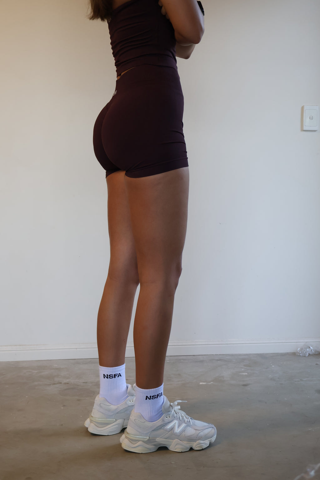 Signature Sculpt Seamless Shorts Cherry Cola