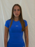 Signature Sculpt Compression Tee Electric Blue