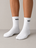 NSFA crew socks - white