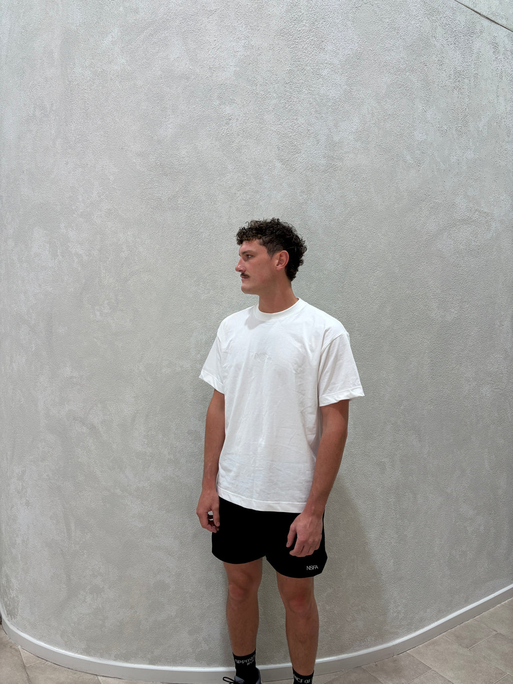 Core Oversized Tee White