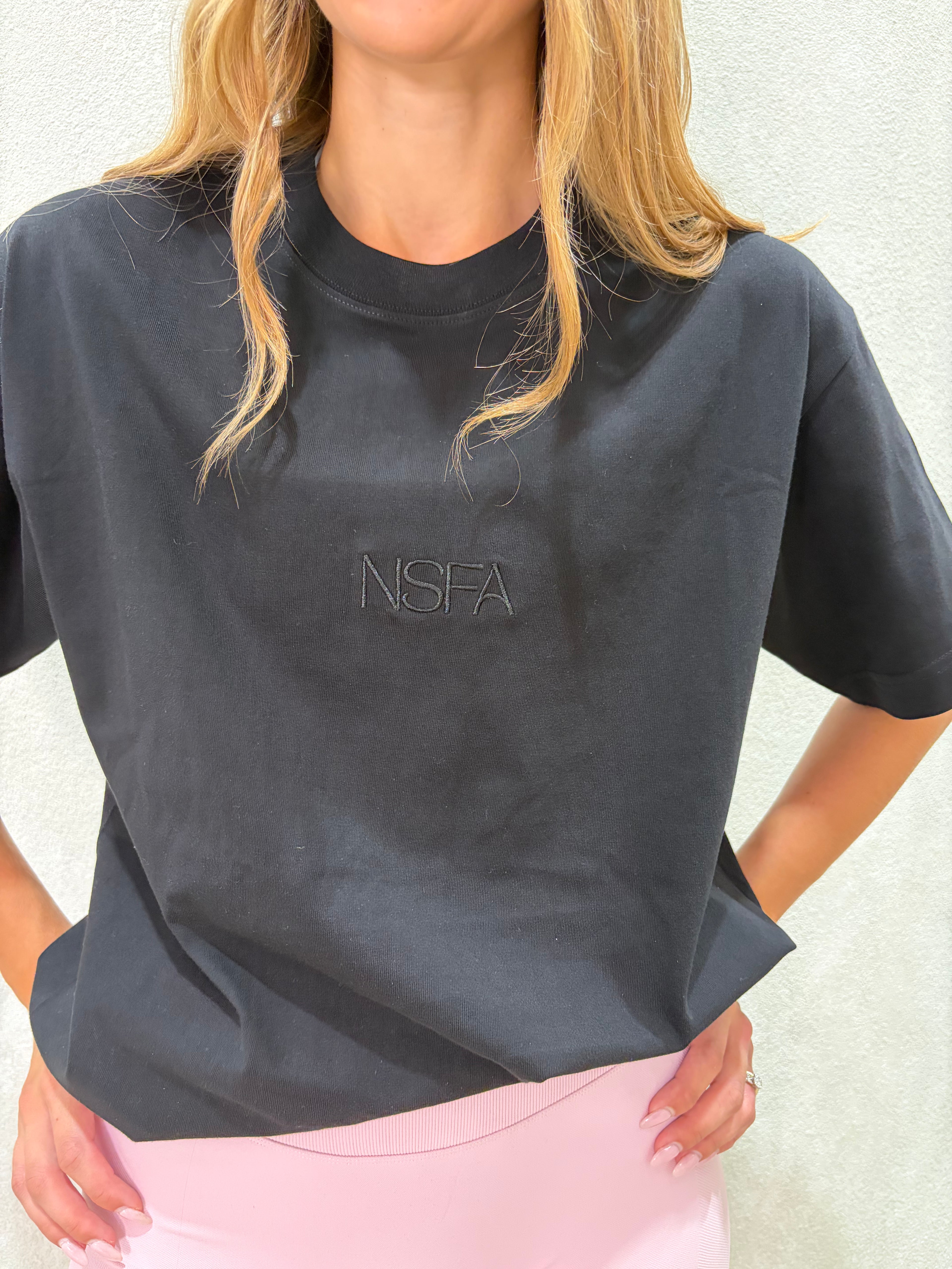 Core Oversized Tee Black
