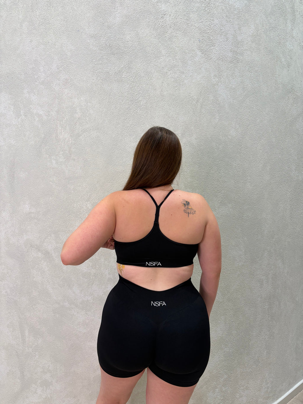 Core Racer Back Sports Bra Black