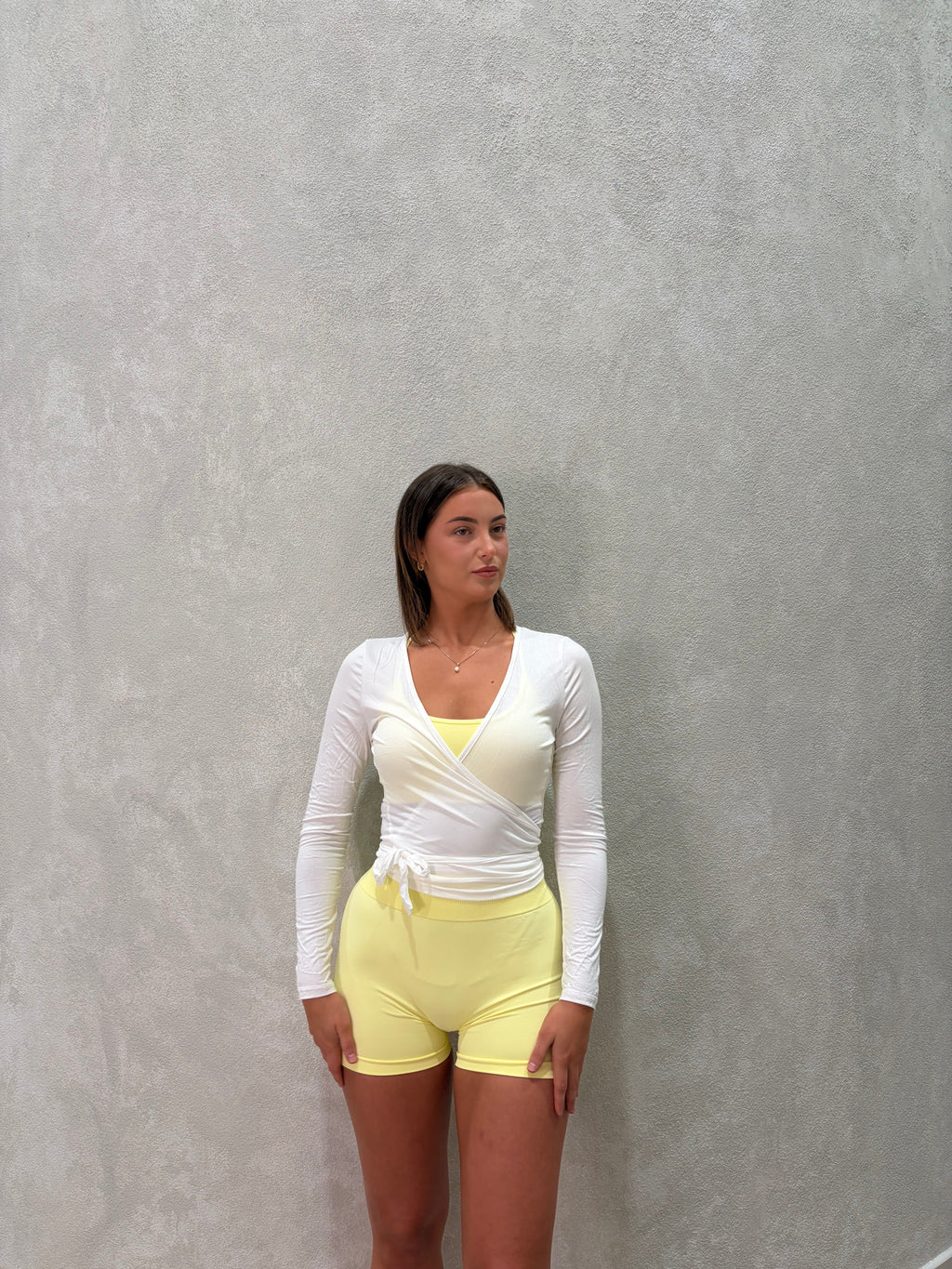 Core Wrap Top White