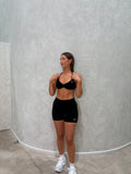 Signature Scuplt Seamless Shorts Black