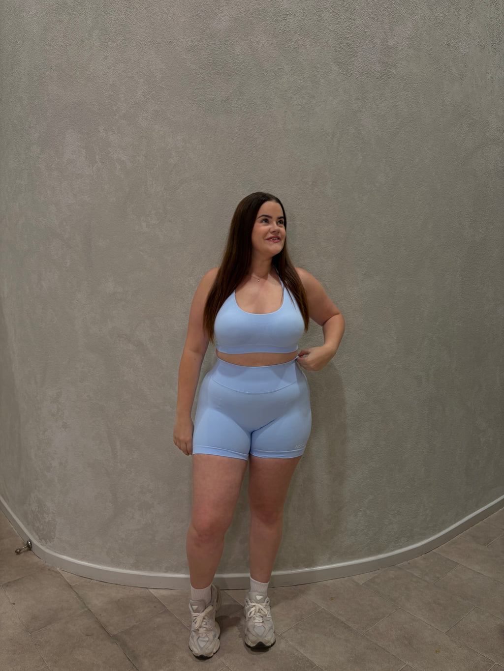 Signature Scuplt Seamless Shorts Ice Blue