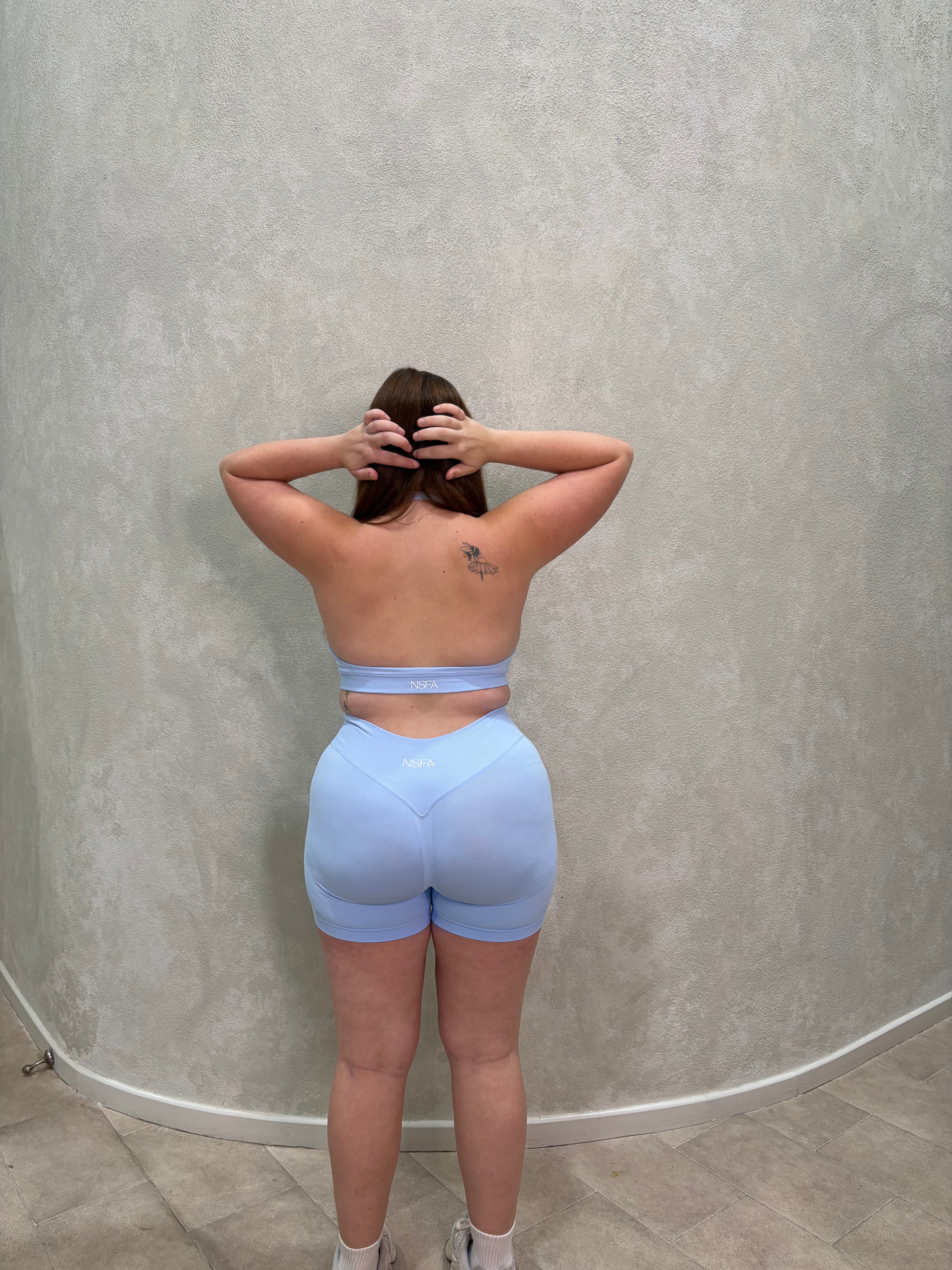 Signature Scuplt Seamless Shorts Ice Blue