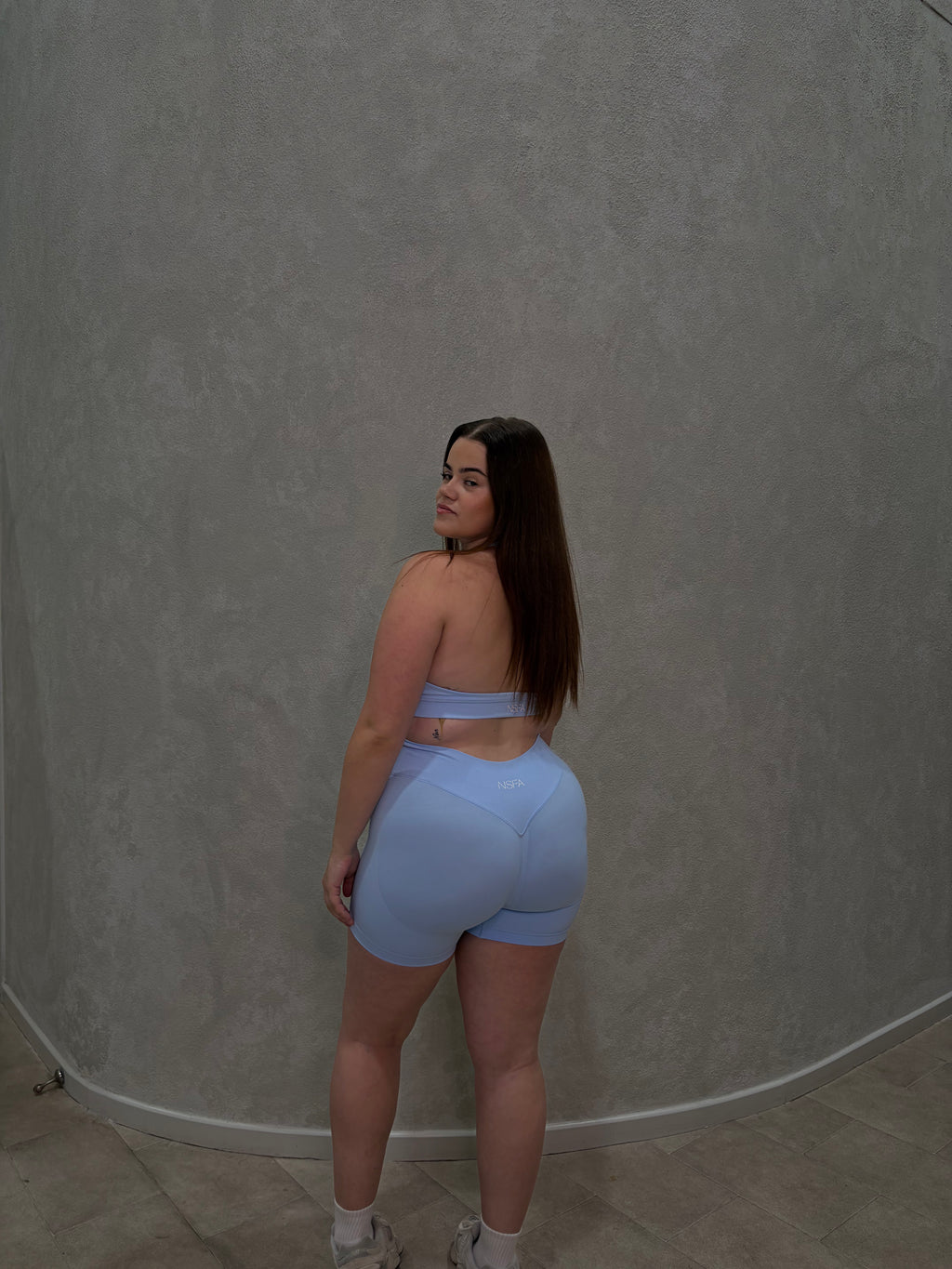 Signature Scuplt Seamless Shorts Ice Blue