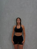 Signature Sculpt Scoop Halter Bra Black