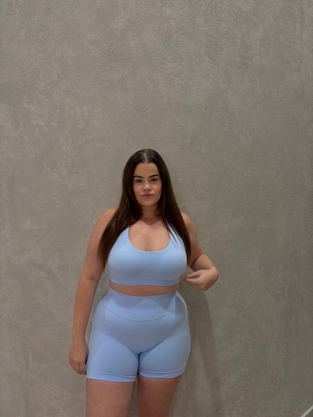 Signature Sculpt Scoop Halter Bra Ice Blue