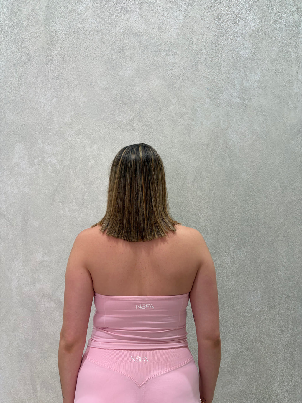 Signature Sculpt Scrunch Tank Blush