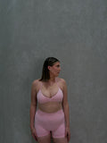 Signature Sculpt Scrunch Halter Bra Blush